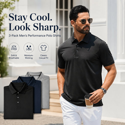 Men's Performance Polo Shirts