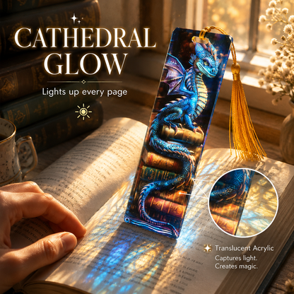 Handcrafted Stained-Glass Acrylic Bookmarks 🔖✨