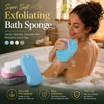 Super Soft Exfoliating Bath Sponge 🧽🛁