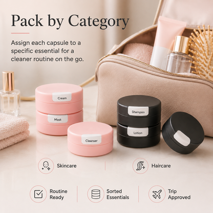 Magnetic Travel Container Set (30ml/1oz) 🧳🧲