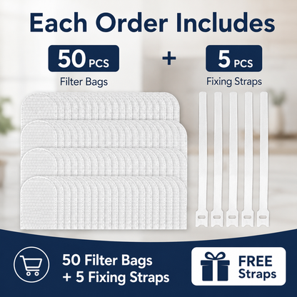 🚰 Universal Cotton Faucet Filter Bags