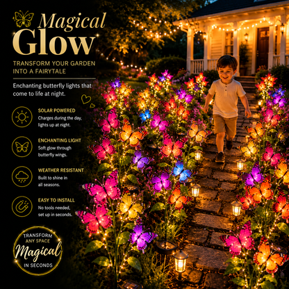 Solar Butterfly Branch Lights