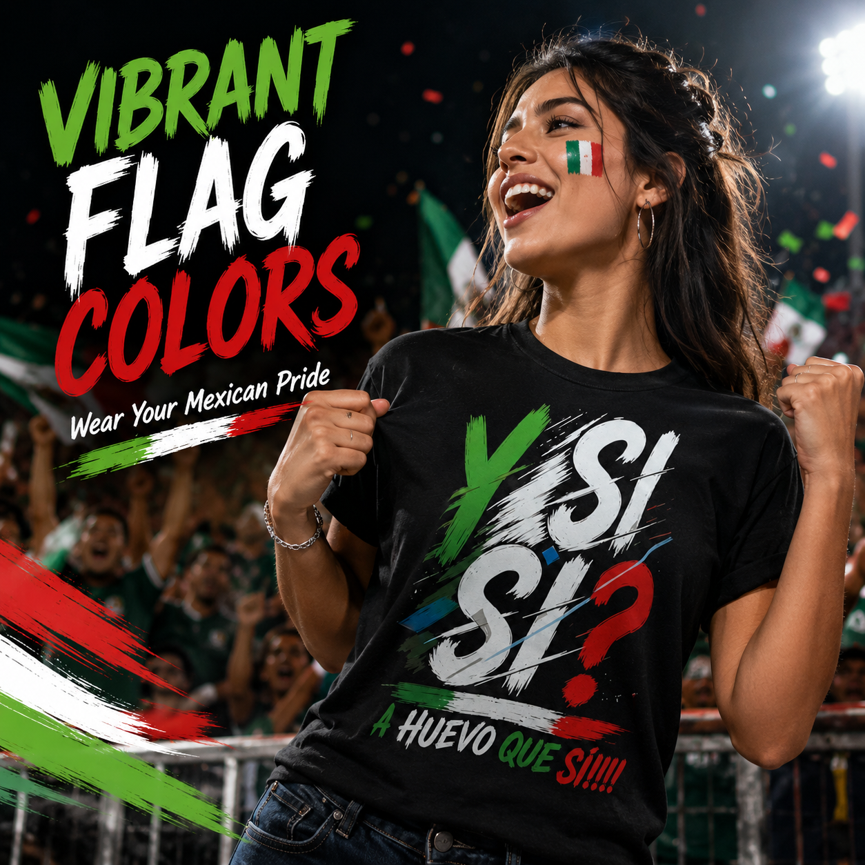 Mexico Spirit "Y Si Sí" Graphic T-Shirt