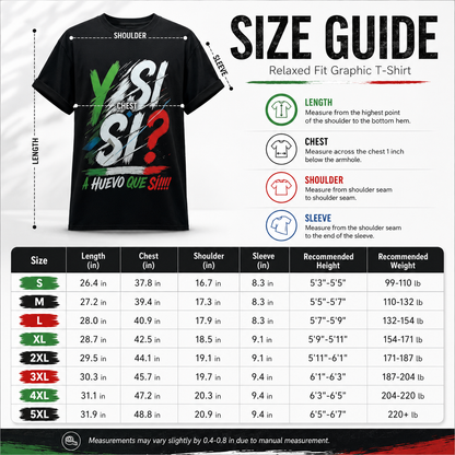 Mexico Spirit "Y Si Sí" Graphic T-Shirt
