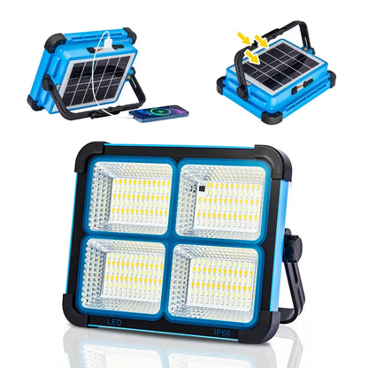 ☀️ Solar Rechargeable Heavy-Duty LED Work Light