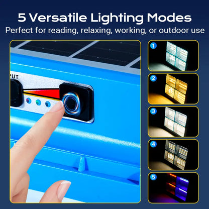 ☀️ Solar Rechargeable Heavy-Duty LED Work Light