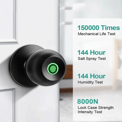 🔐 Fingerprint Smart Door Lock Knob