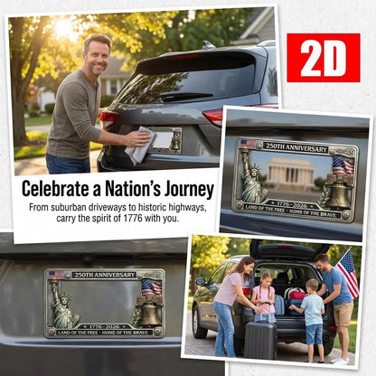 250th Anniversary Commemorative American License Plate Frame