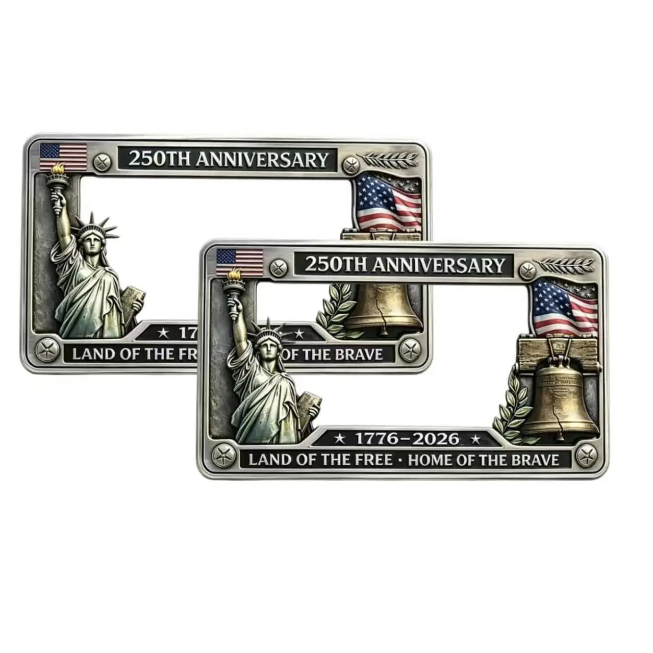 250th Anniversary Commemorative American License Plate Frame