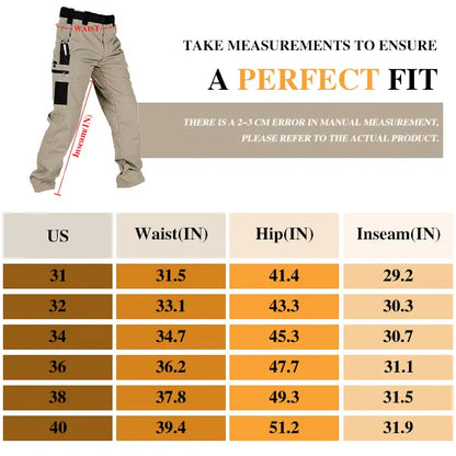 🥾 Heavy-Duty Tactical Cargo Pants