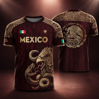 ⚽️ Mexico Aztec Eagle & Serpent Soccer Jersey