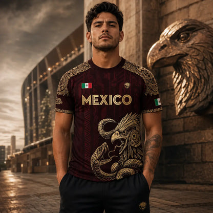 ⚽️ Mexico Aztec Eagle & Serpent Soccer Jersey