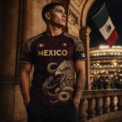 ⚽️ Mexico Aztec Eagle & Serpent Soccer Jersey