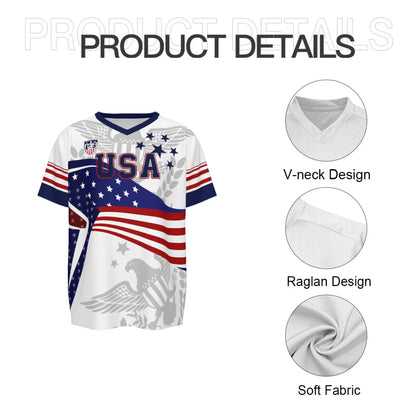 ⚽️ USA Bald Eagle Soccer Jersey 2026
