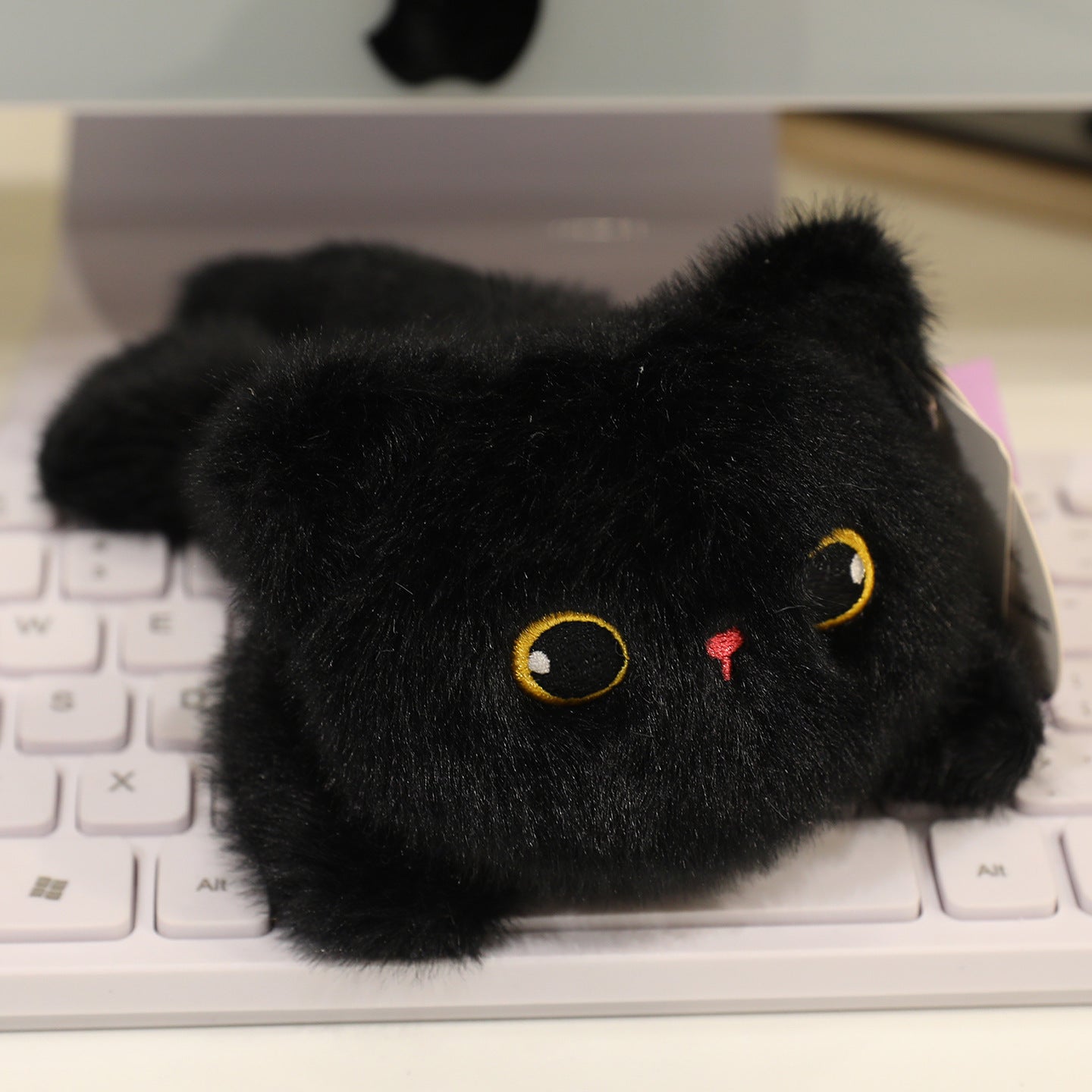 🐱 Magnetic Black Cat Car Plush Toy