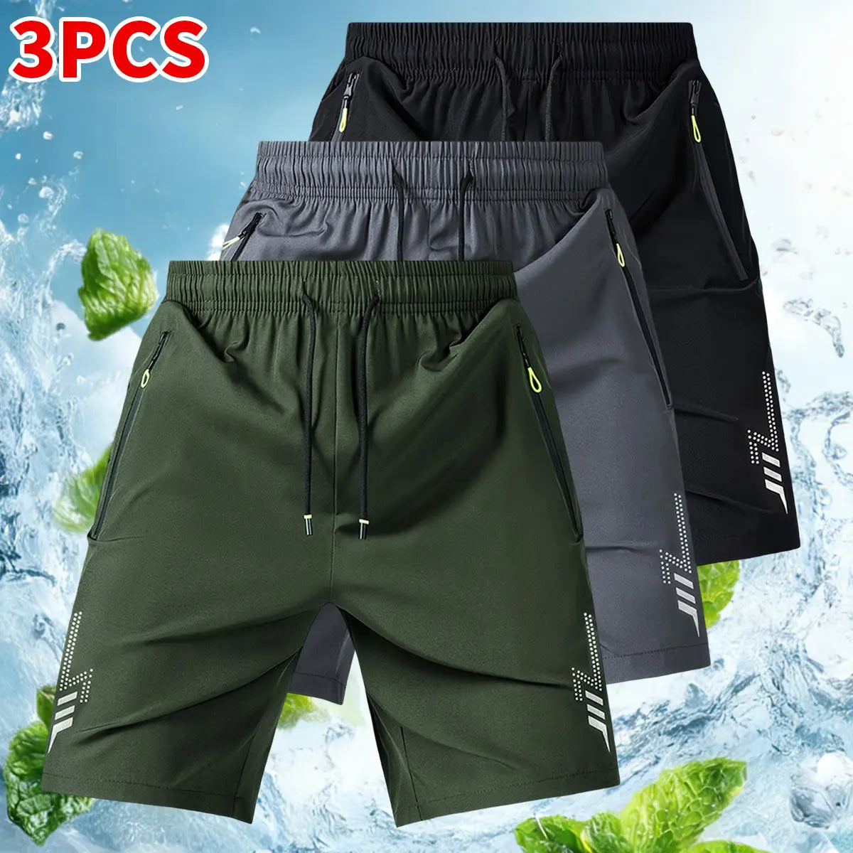 🩳 Men’s Unisex Athletic Shorts (3-Pack)