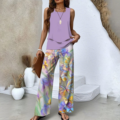 🌸 Boho Floral Two-Piece Vacation Set