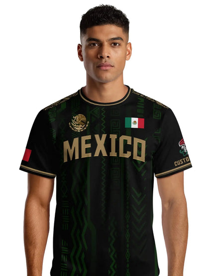 ⚽ Aztec-Inspired Long Sleeve Soccer Jersey