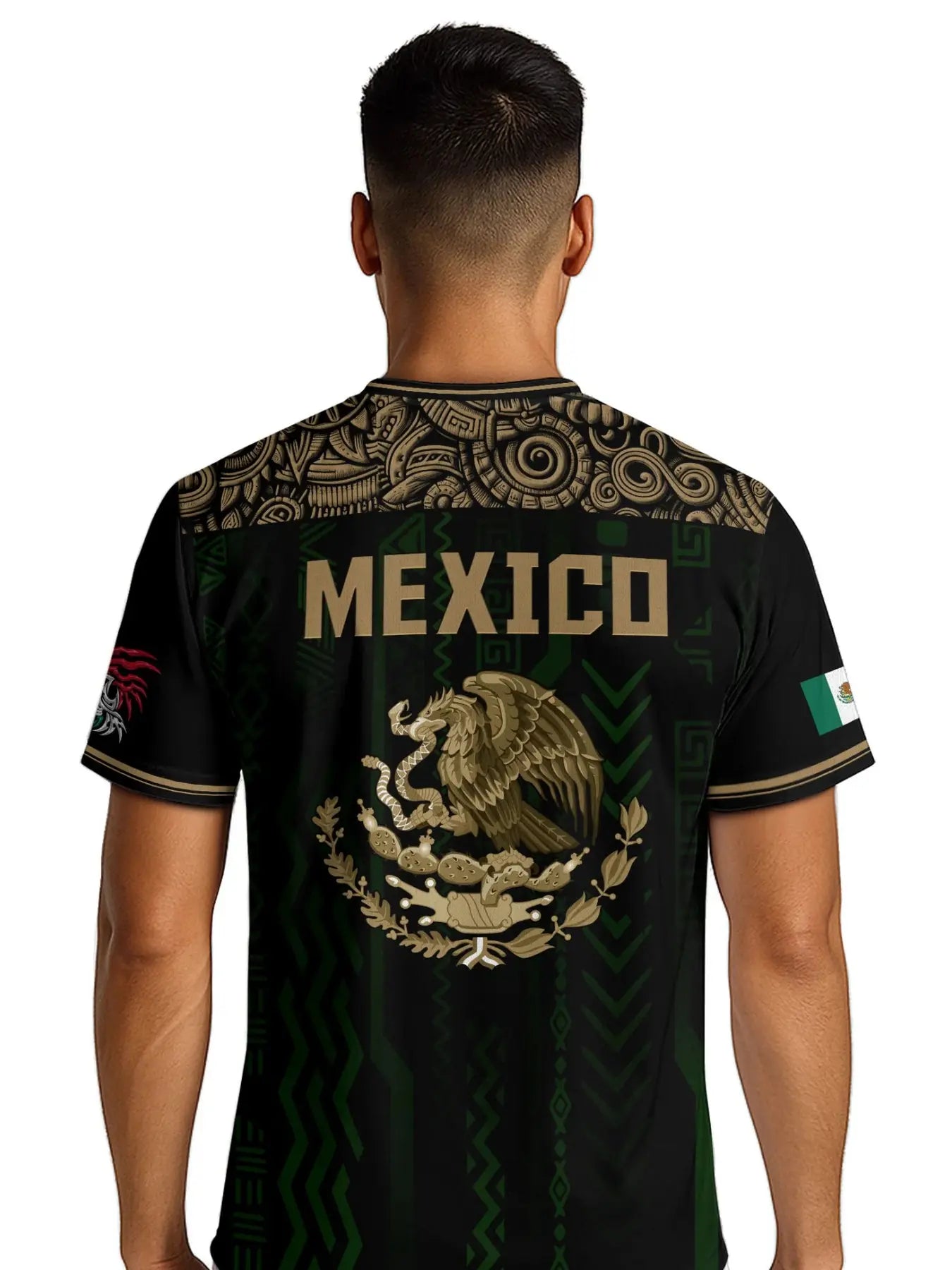 ⚽ Aztec-Inspired Long Sleeve Soccer Jersey