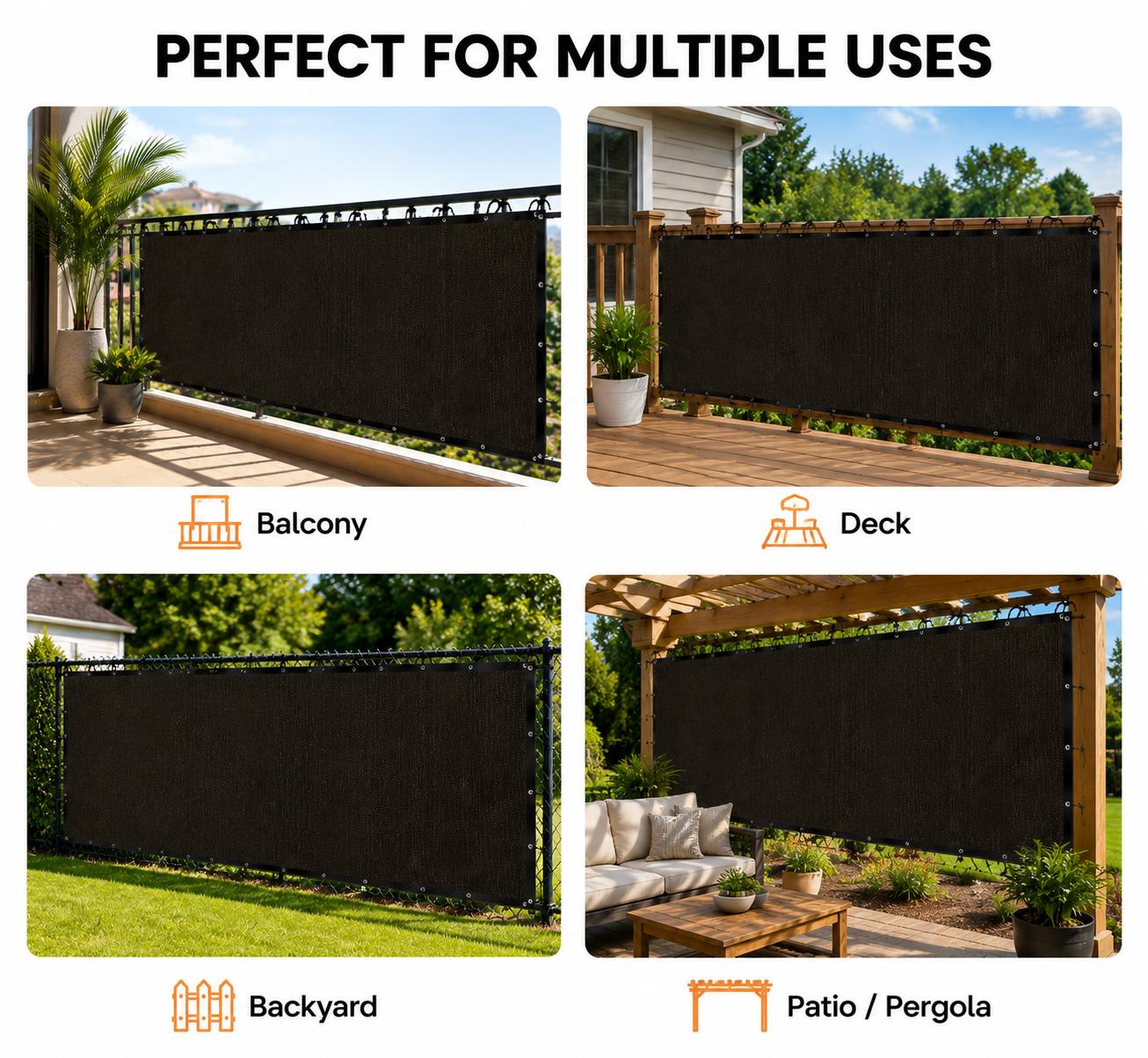 [💥SUMMER SALE] ☀️ 10x13ft Premium 90% Blackout Shade Cloth