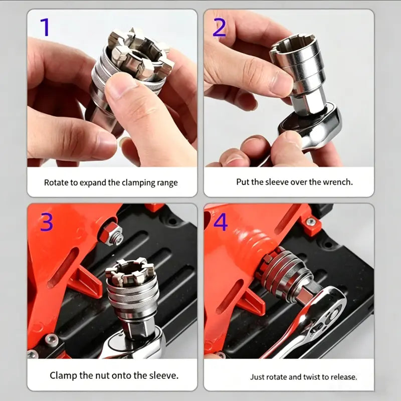 [💥49% off] 🔧 Multi-Function Universal Socket Wrench Tool