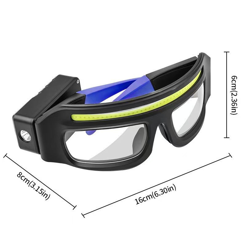 LED Headlight Glasses