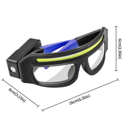 LED Headlight Glasses