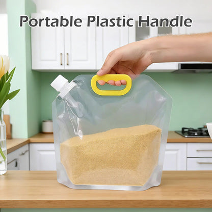 5-Pack Stand-Up Heavy-Duty Food Storage Pouches