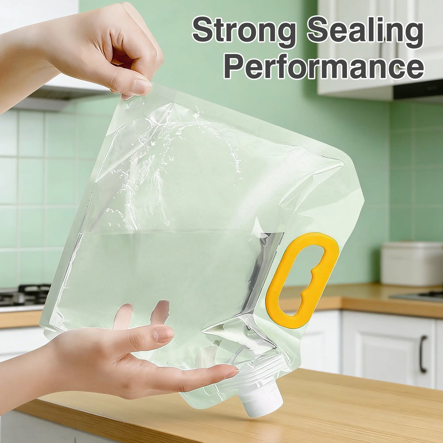 5-Pack Stand-Up Heavy-Duty Food Storage Pouches