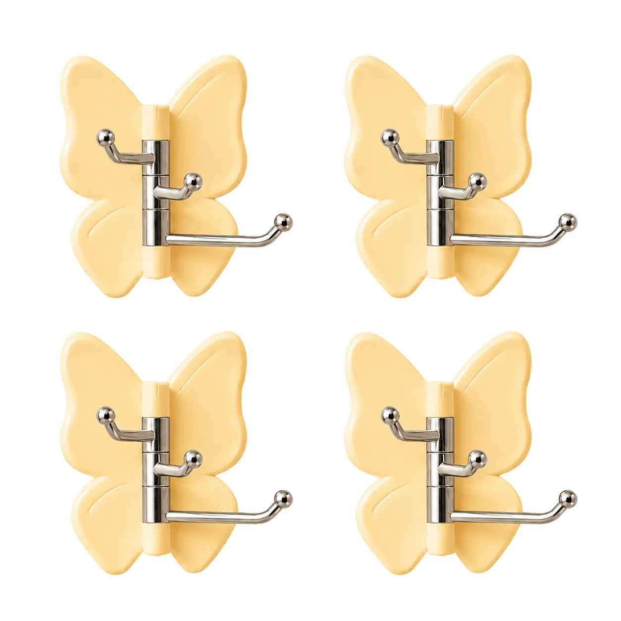 Rotating Butterfly Corner Wall Hooks