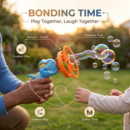 Semi-Automatic Fan Bubble Machine Toy