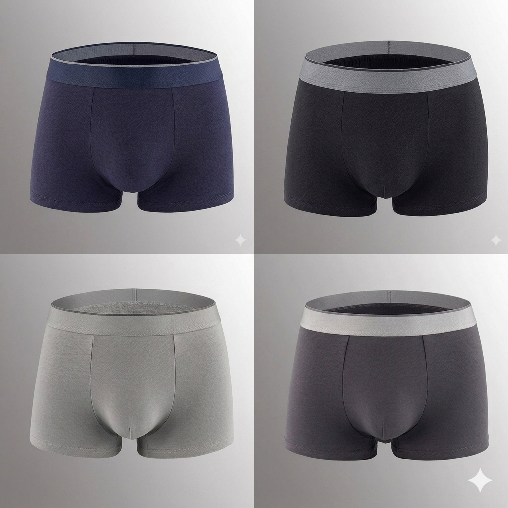 father-s-day-gift-summer-essential-men-s-dual-pouch-ice-silk-trunks-4pcs-2551