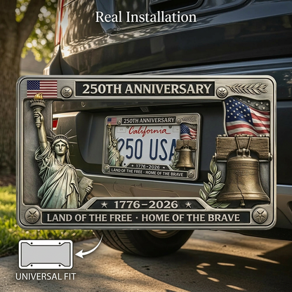 250th Anniversary Commemorative American License Plate Frame