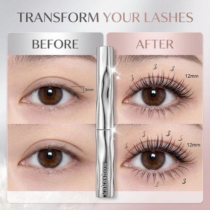 Waterproof Lengthening & Curling Black Mascara