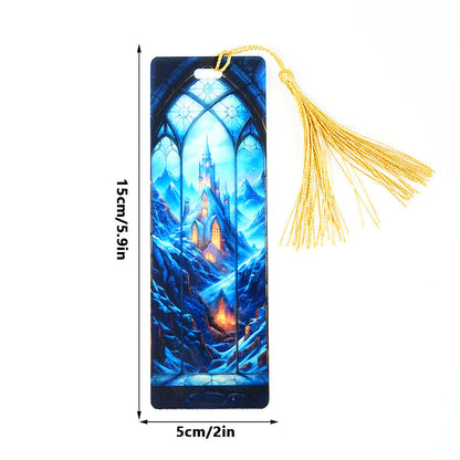 Handcrafted Stained-Glass Acrylic Bookmarks 🔖✨
