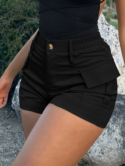 Women's High-Waisted Mini Cargo Shorts (3-Pack)