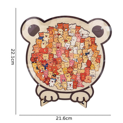 "A Thousand Cats" Wooden Jigsaw Puzzle
