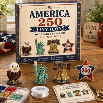 💀 Cute Portable 3D Beaded Skeleton DIY Kit