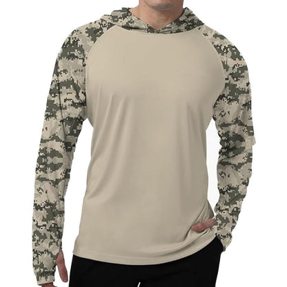 Men's UPF 50+ Outdoor Sun Hoodie | Quick-Dry Fishing & Hiking Shirt