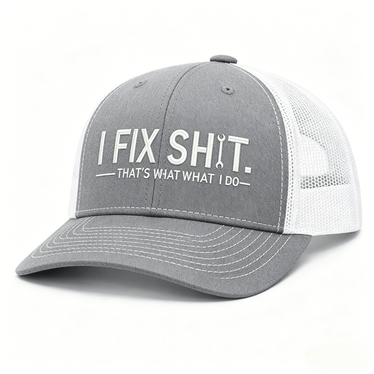 🛠️ I Fix Shit Trucker Hat – Funny Mechanic & Fixer Cap