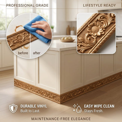 ✨Self-Adhesive Flexible Skirting & Wall Molding Trim