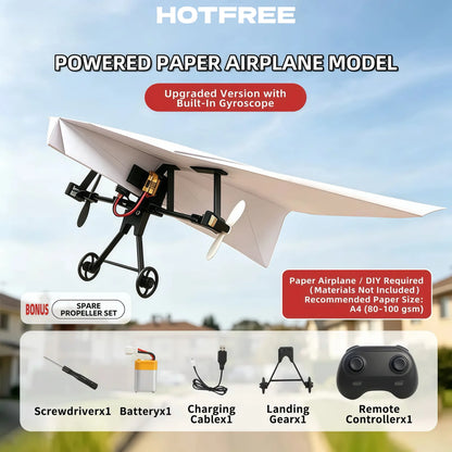 ✈️ Remote Control Paper Airplane Kit