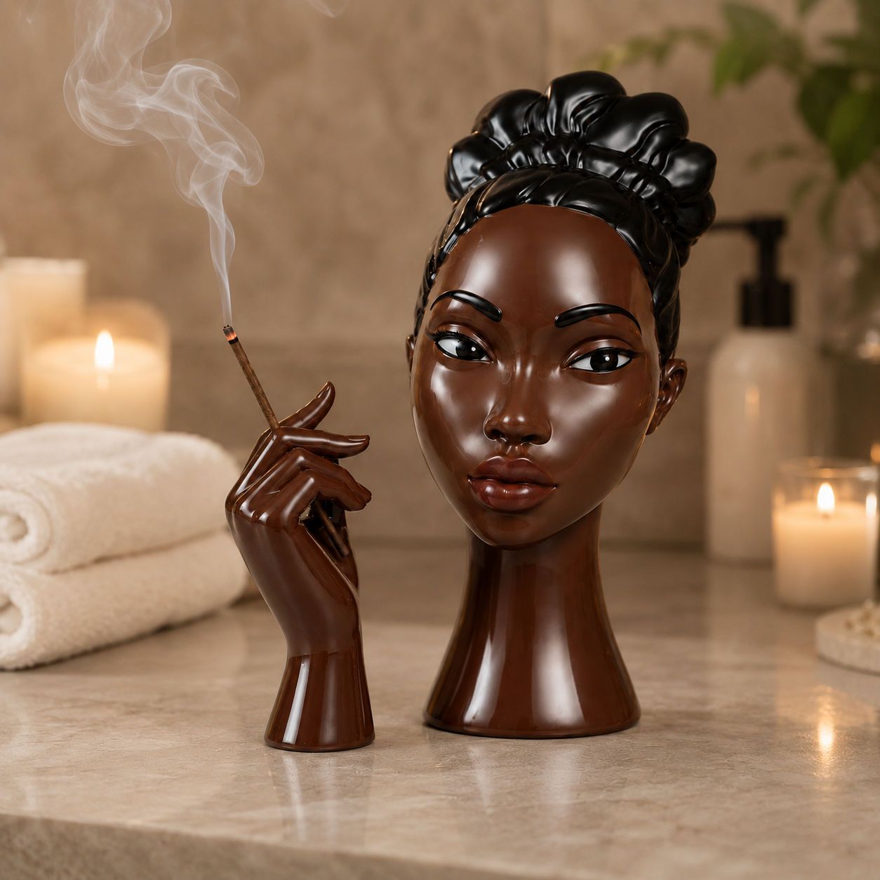 ✨ Sculptural Incense Burner Set