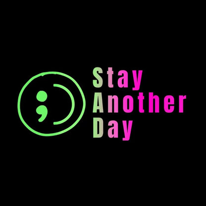 💥Buy 1 Get 1 Free -🎗️🚗 SAD Mental Health Awareness Car Decal