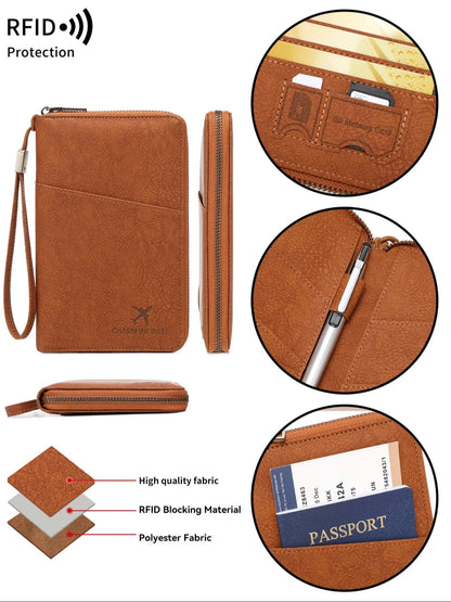 🔥Last Day 49% OFF - ✈️ RFID Blocking Multi-Passport Holder & Travel Organizer