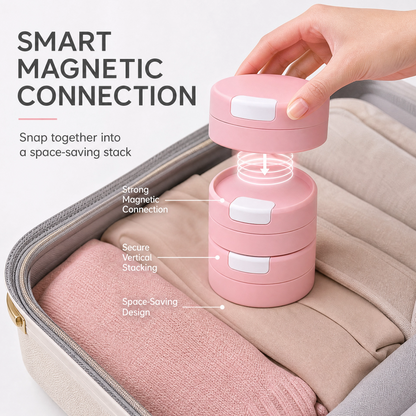 Magnetic Travel Container Set (30ml/1oz) 🧳🧲