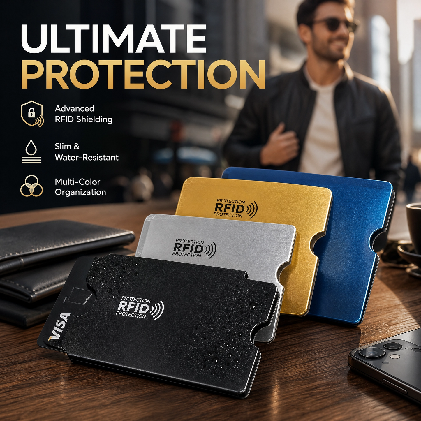 🔒 Premium RFID Blocking Credit Card Sleeves